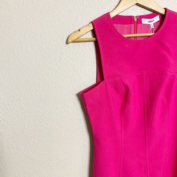 NWT LIKELY Cordelia Dress in Fuchsia REVOLVE - Size 8 - Picture 9 of 13
